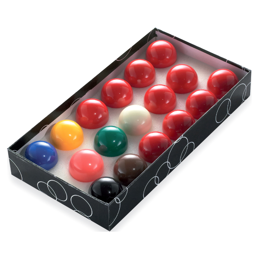 22-Piece Snooker Ball Set - Regulation Size 2-1/16" Billiard Balls With Storage Case